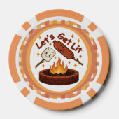 Let's Get Lit Firepit - Schattigee Marshmallow & H Poker Chips (Achterkant)