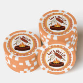 Let's Get Lit Firepit - Schattigee Marshmallow & H Poker Chips (Opstapeling)