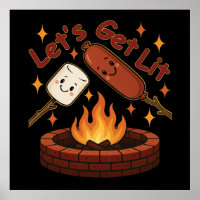 Let's Get Lit Firepit - Schattigee Marshmallow & H