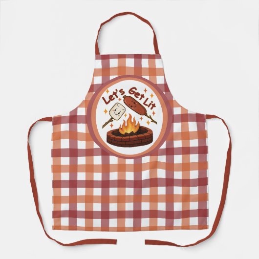 Let's Get Lit Firepit - Schattigee Marshmallow & H Schort (Voorkant)