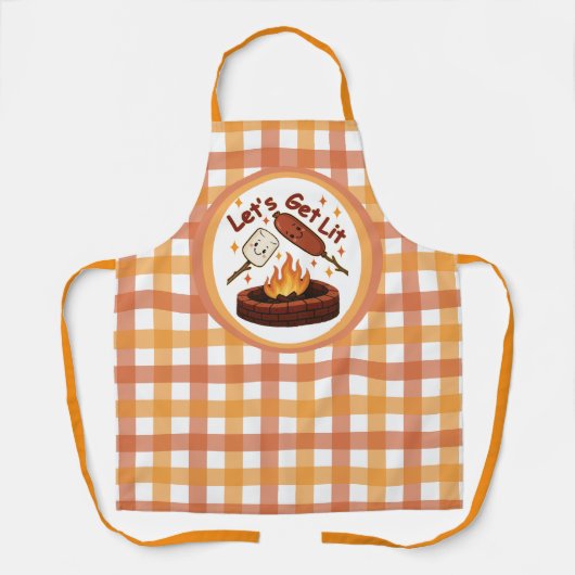 Let's Get Lit Firepit - Schattigee Marshmallow & H Schort (Voorkant)