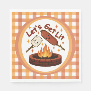 Let's Get Lit Firepit - Schattigee Marshmallow & H Servet