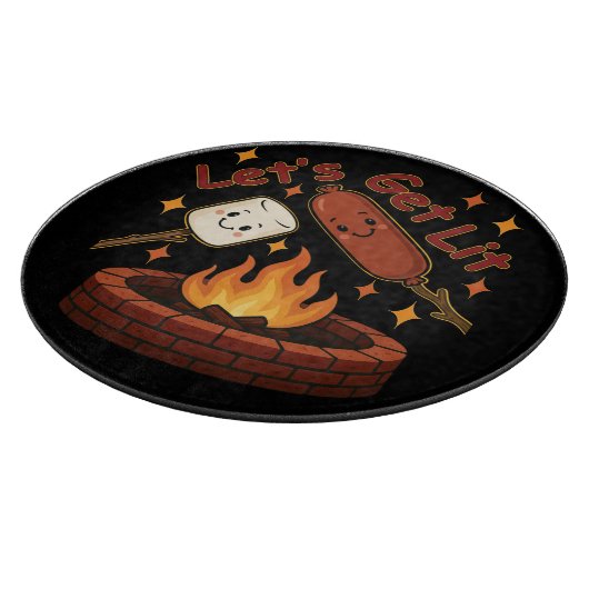 Let's Get Lit Firepit - Schattigee Marshmallow & H Snijplank (Hoek)
