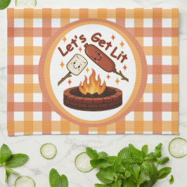 Let's Get Lit Firepit - Schattigee Marshmallow & H Theedoek