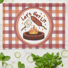 Let's Get Lit Firepit - Schattigee Marshmallow & H Theedoek
