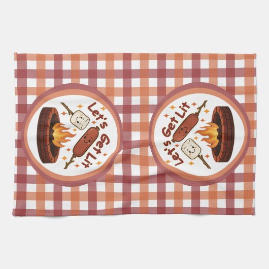 Let's Get Lit Firepit - Schattigee Marshmallow & H Theedoek (Horizontaal)