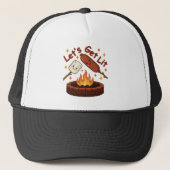 Let's Get Lit Firepit - Schattigee Marshmallow & H Trucker Pet (Voorkant)