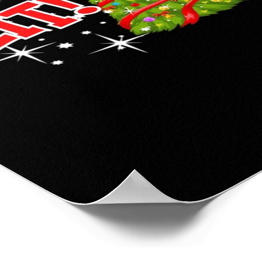 Let's Get Lit, Fun Idiom, Christmas Lights, Christ Poster (Hoek)