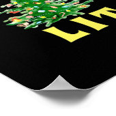 Let's Get Lit Funny Christmas Drink Classic Poster (Hoek)