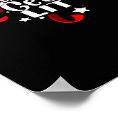 Let's Get Lit Funny Christmas Drink Mannen Vrouwen Poster (Hoek)