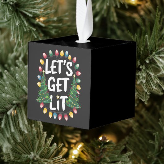 Let's Get Lit Funny Christmas Drinking Xmas Lights Decoratie (Boom)