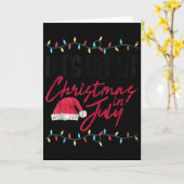 Let's Get Lit Funny Christmas In July Graphic Tank Kaart (Gele Bloem)