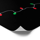 Lets Get Lit Funny Christmas Quote Poster (Hoek)