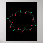 Lets Get Lit Funny Christmas Quote  Poster (Voorkant)