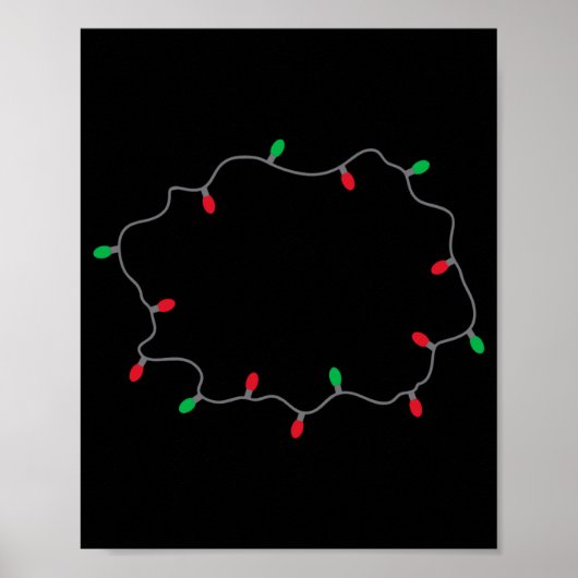 Lets Get Lit Funny Christmas Quote Poster (Voorkant)