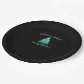 Let's Get Lit Funny Drink Drink kerstboom Papieren Bordje (Gekanteld)