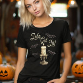 Let's Get Lit Funny Halloween Tri-Blend Shirt