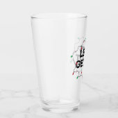 Lets Get Lit Funny Humor Christmas Quote Beer Glas (Rechts)