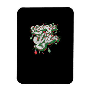 Let's Get Lit - Grappig Drink Christmas Light Gra Magneet