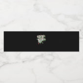 Let's Get Lit - Grappig Drink Christmas Light Gra Waterfles Etiket (Enkel label)