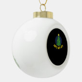 Let's Get Lit - Grappige Kerstklassieker Keramische Bal Ornament (Links)