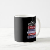 Let's Get Lit - Horror Book Lover Bookworm Koffiemok (Voorkant rechts)