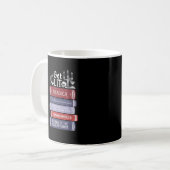 Let's Get Lit - Horror Book Lover Bookworm Koffiemok (Voorkant links)