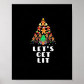 Let's Get Lit - Kerst Essentieel Poster (Voorkant)