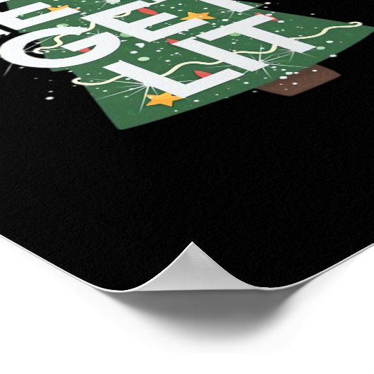 Let's Get Lit - Kerst Idee Essential Poster (Hoek)