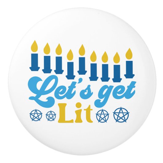 Let's Get Lit! Knop (Voorkant)