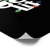 Let's Get Lit Light Bulbs Classic Poster (Hoek)