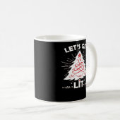 Let's Get Lit - Wit Essentieel Koffiemok (Voorkant rechts)