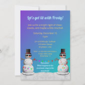 Let's Get Lit with Frosty Invitation Kaart (Voorkant)