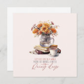 Let's Get Lost - Boeken, koffie en regen rustiek (Voorkant / Achterkant)