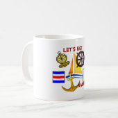 Let's get Nautical - koffiekopje Koffiemok (Voorkant links)