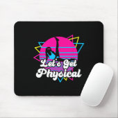 Let's Get Physical Fitness Workout 80s Gift Muismat (Met muis)