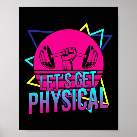 Lets Get Physical - Gym Fitness 80's Workout 2 Poster (Voorkant)