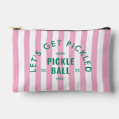 Let's Get Pickled Après Pickle Ball Pink Stripe Etui (Voorkant)