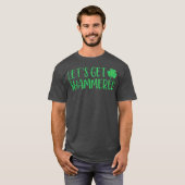 Lets Get Shammered Funny St Patrick Day T-shirt (Voorkant volledig)