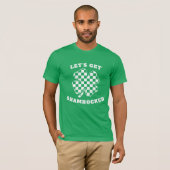 Lets Get Shamrocked Funny St Patricks Day Shamrock T-shirt (Voorkant volledig)