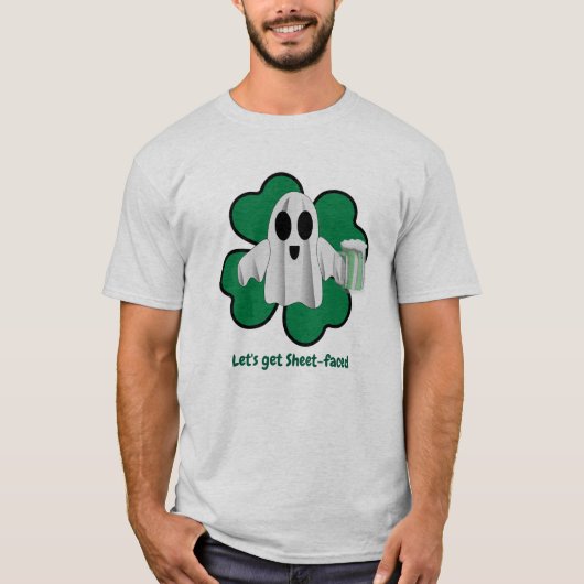 Let's get Sheet-faced T-shirt (Voorkant)