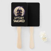 Let's Get Smashed Halloween Handwaaier (Voorkant en achterkant)