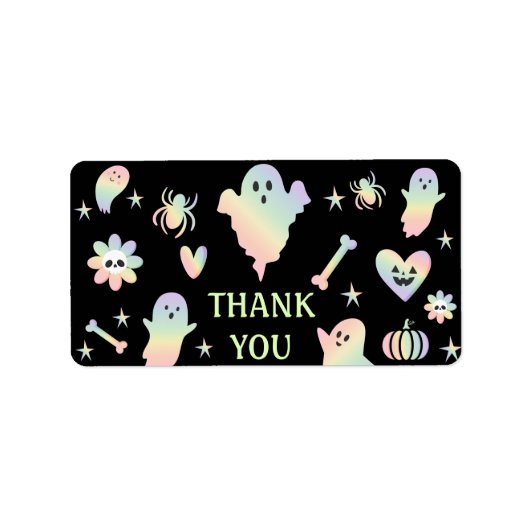 Let's Get Spooky,Halloween party  Etiket (Voorkant)