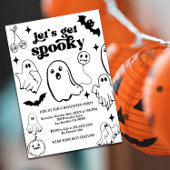  Let's Get Spooky,Halloween party Kaart
