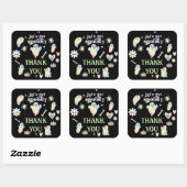 Let's Get Spooky,Halloween party  Vierkante Sticker (Vel)