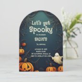 Let's Get Spooky Invitation Kaart (Staand voorkant)