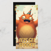 Let's Get Spooky - Schattige Monster Party Fun (Voorkant / Achterkant)