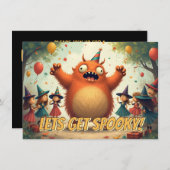 Let's Get Spooky - Schattige Monster Party Fun (Voorkant / Achterkant)
