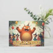 Let's Get Spooky - Schattige Monster Party Fun (Staand voorkant)