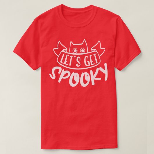 Let's get spooky t-shirt (Design voorkant)